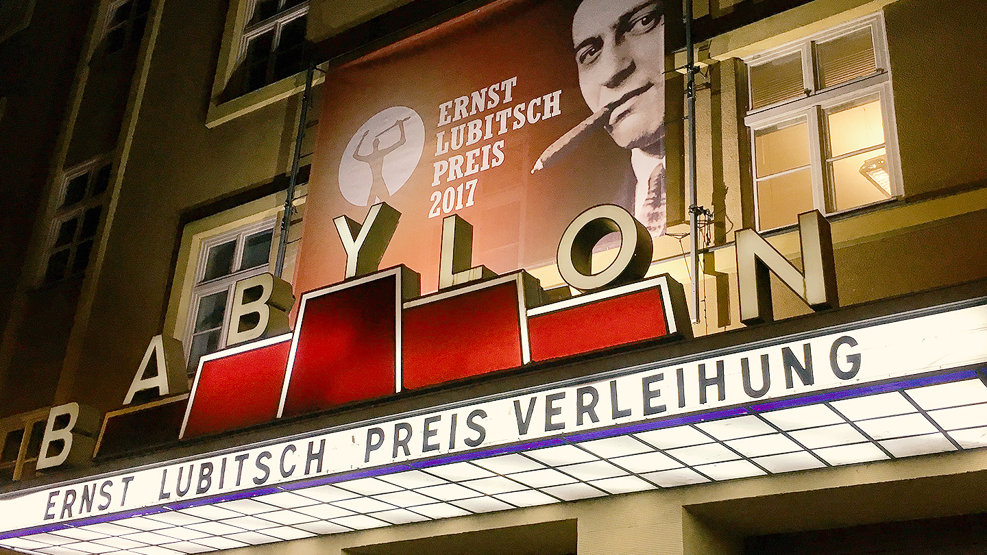 Die Verleihung des Ernst-Lubitsch-Preises 2017